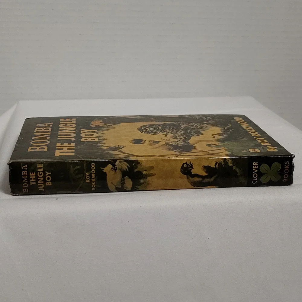 Bomba the Jungle Boy Book‎ Roy Rockwood Clover Books Vintage Adventure